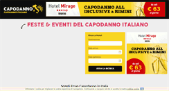 Desktop Screenshot of capodannoitaliano.com