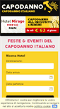 Mobile Screenshot of capodannoitaliano.com